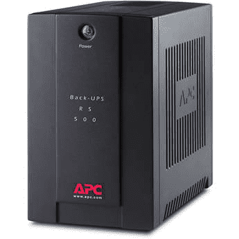UPS (เครื่องสำรองไฟ) APC BACK-UPS RS 500 Battery Backup 500VA / 300Watt มือ 2 สภาพดี แบตเก็บ