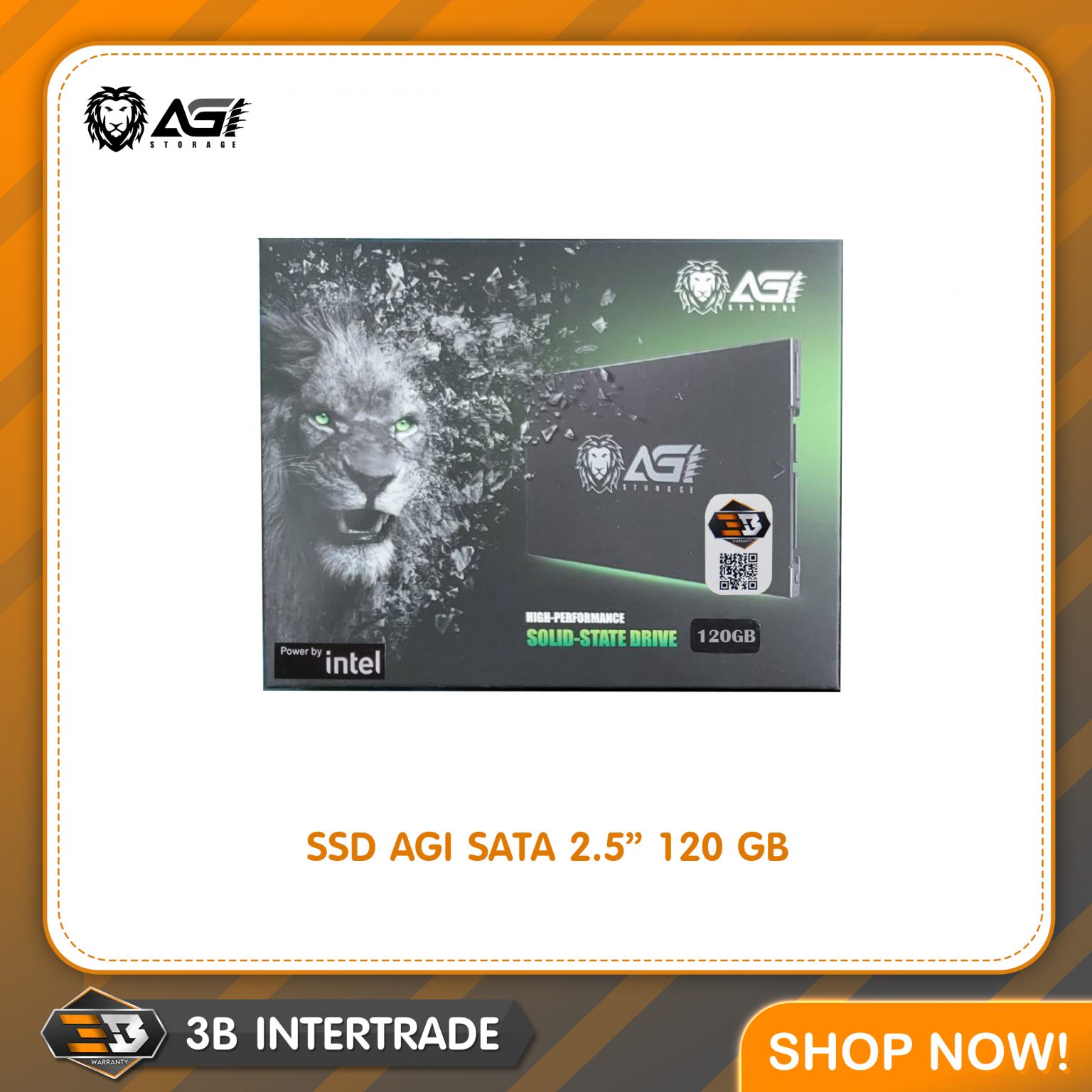 SSD AGI SATA 120GB 2.5″ (AGI120G06AI138)