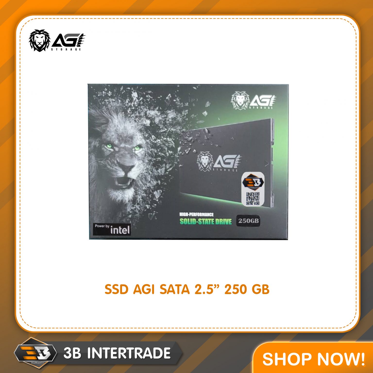 SSD AGI SATA 250GB 2.5″ (AGI250GIMAI238)