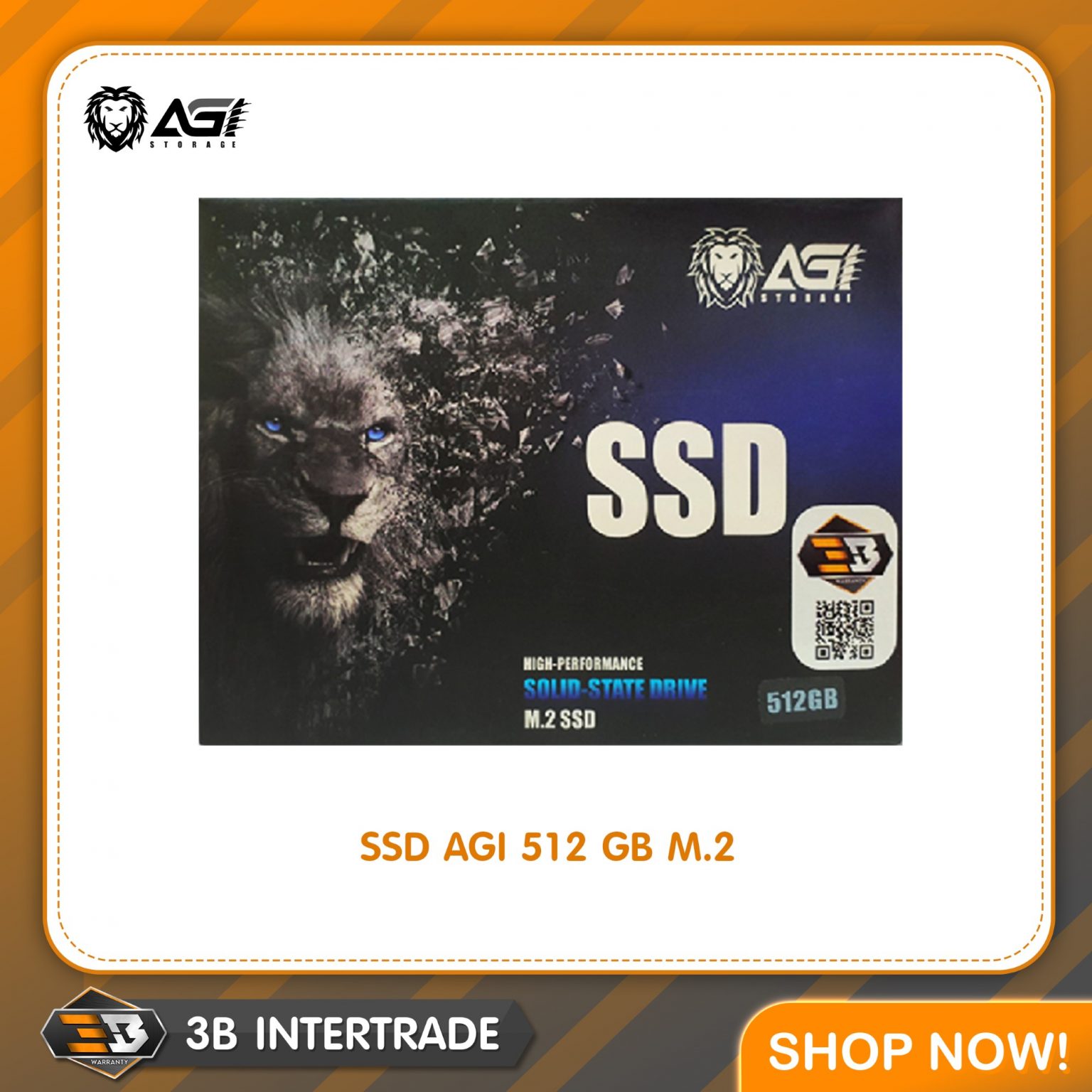 SSD AGI 512 GB M.2 (AGI512G16AI198)