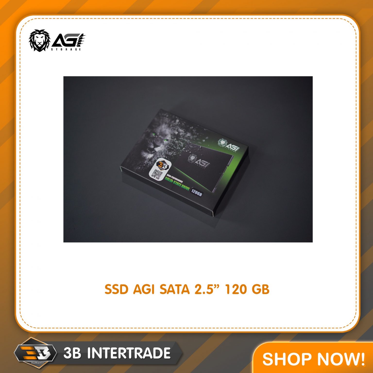 SSD AGI SATA 120GB 2.5″ (AGI120G06AI138)