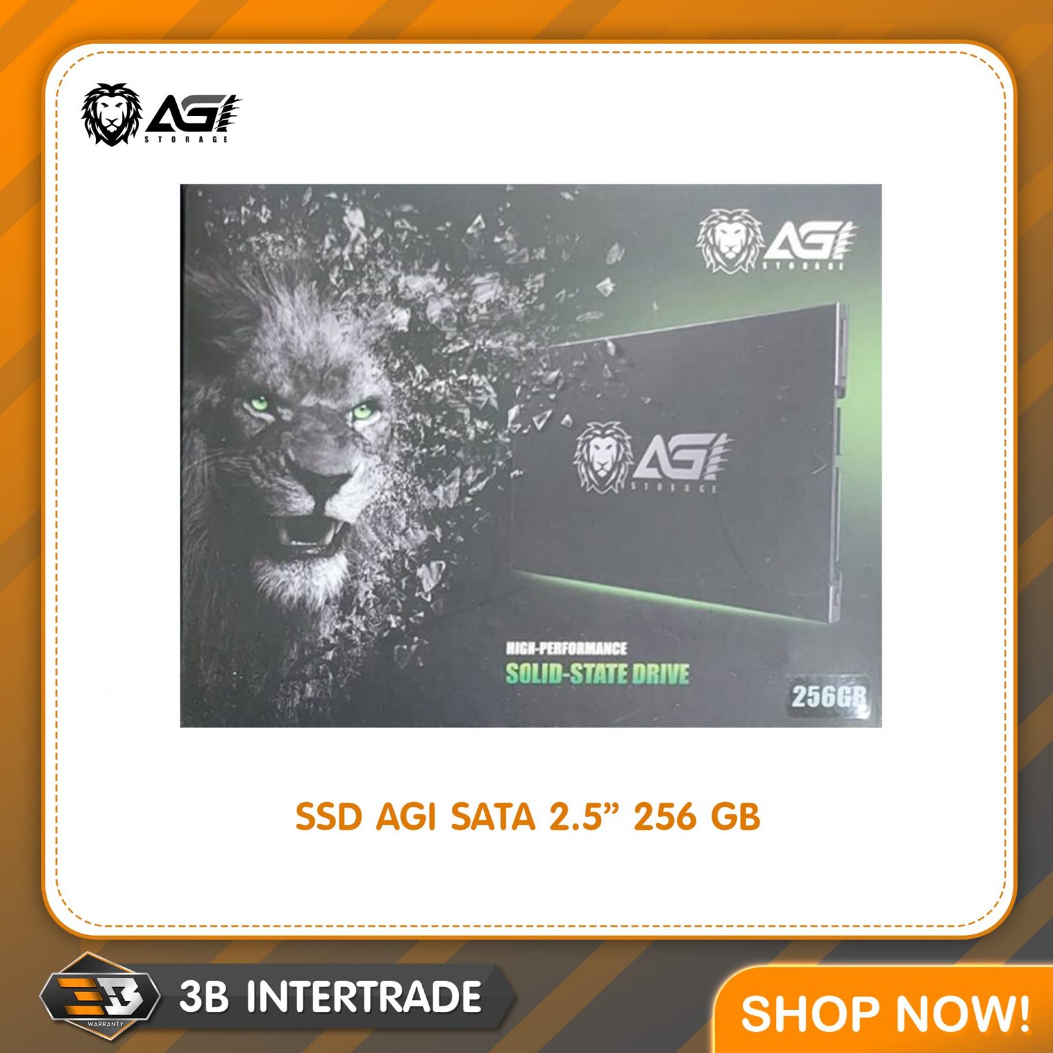 SSD AGI SATA 256GB 2.5″ (AGI256G06AI138)