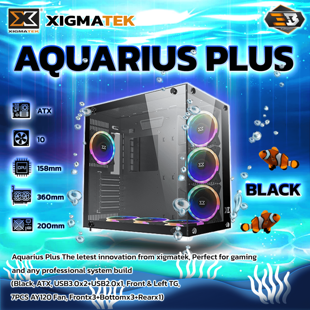 Case Xigmatek Aquarius Plus Black