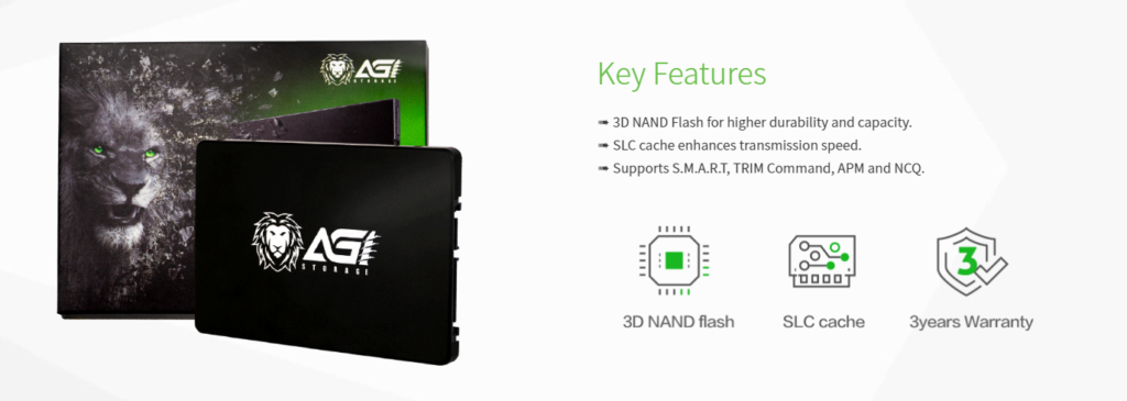 SSD AGI SATA Screenshot