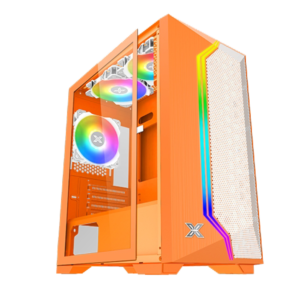 Case Xigmatek Gemini II Orange(Custom) (1)