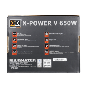 XIGMATEK X-POWER V 650W 80PLUS PSU (5)
