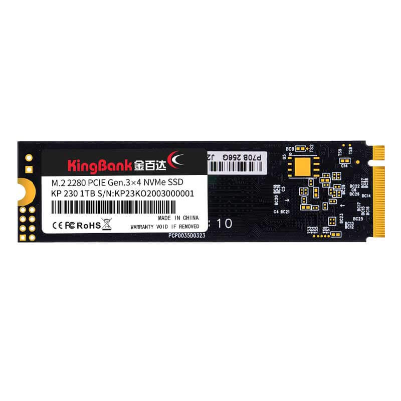 SSD (เอสเอสดี) KingBank M.2 NVMe 256GB